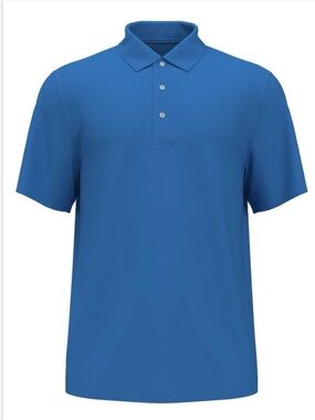 New Pga Tour BoysGolf Polo Shirt - Super Sonic Blue Small